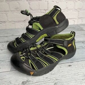 Keen Newport H2 Unisex Kids Green/Black Waterproof Hiking Sandals Size Youth 2